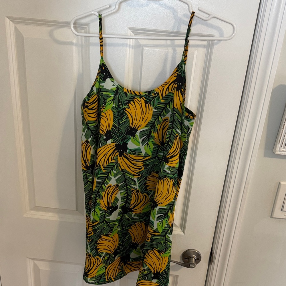Banana Print Dress